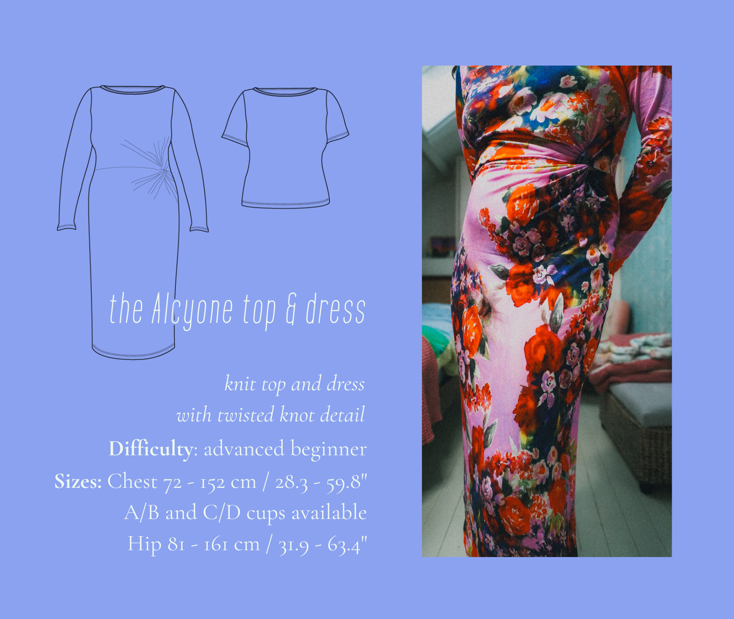 Alcyone Top & Dress sewing pattern